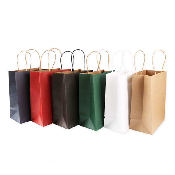 Brown Paper Bag With Handles FSC Certified Factory Wholesale