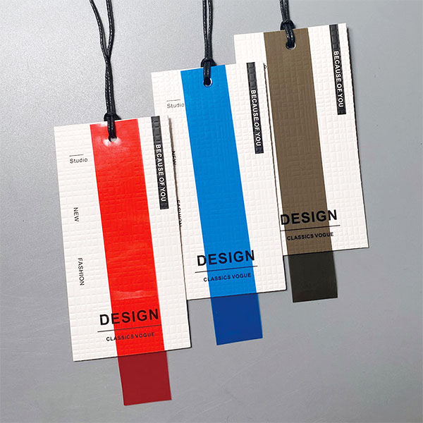 Custom Hang Tags Tøj Hang Tags FSC Producent