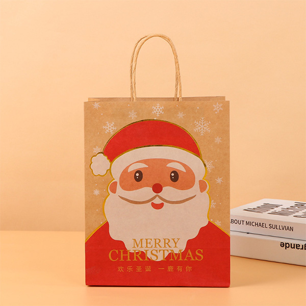 Paper Shopping Bags Kraft Paper Bags Christmas Gift Bags